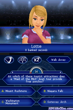 Who Wants to Be A Millionaire screenshot 4 for Nintendo DS